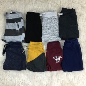Toddler boy sweatpants joggers bundle lot